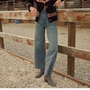 Doen Mercer Wide Leg Jeans La Rochelle wash Sz 30